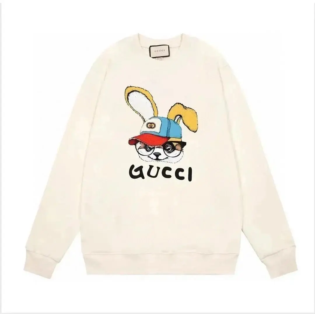 Gucci Rabbit Graphic Round Neck Sweatshirt [11 styles]