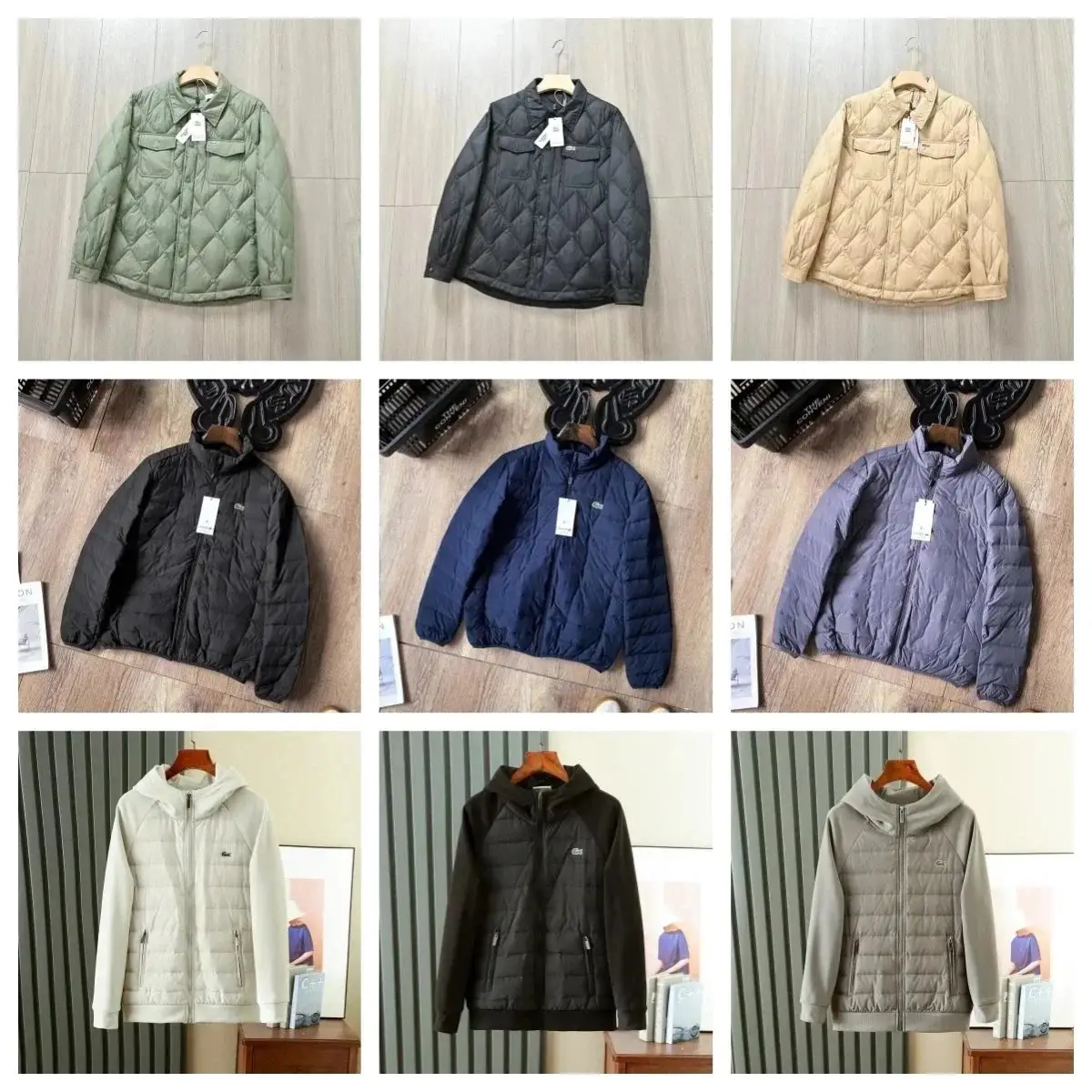 LACOSTE Hooded Puffer Jacket [22 styles] — foto 2 de 11