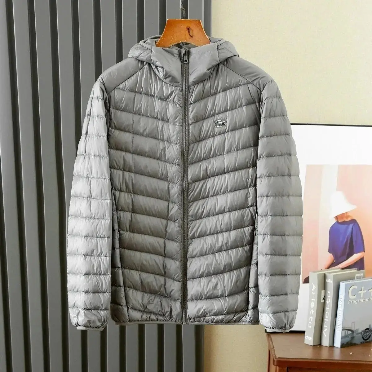 LACOSTE Hooded Puffer Jacket [22 styles] — foto 9 de 11