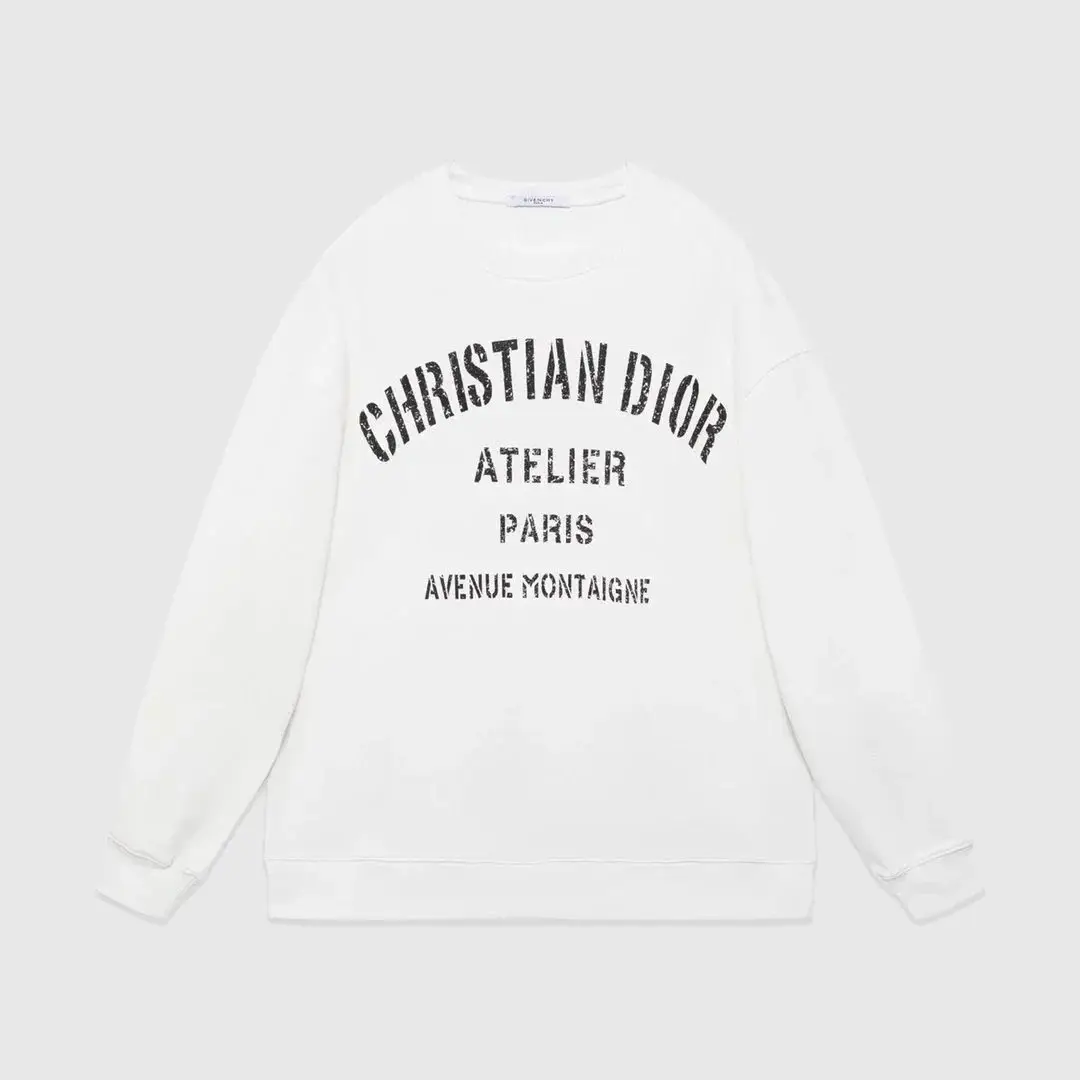 Dior Lucky Dior Long Sleeve Colorful Printed Round Neck Casual Top [15 styles] — foto 5 de 14