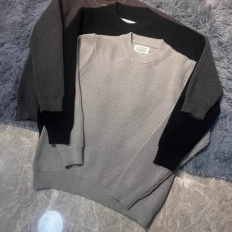 Maison Margiela Ribbed Crewneck Sweater [4 styles]