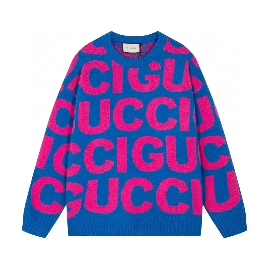 Gucci GG Supreme / Balenciaga / Prada / Dior / Louis Vuitton Logo Knit Sweaters [29 styles] — foto 14 de 14