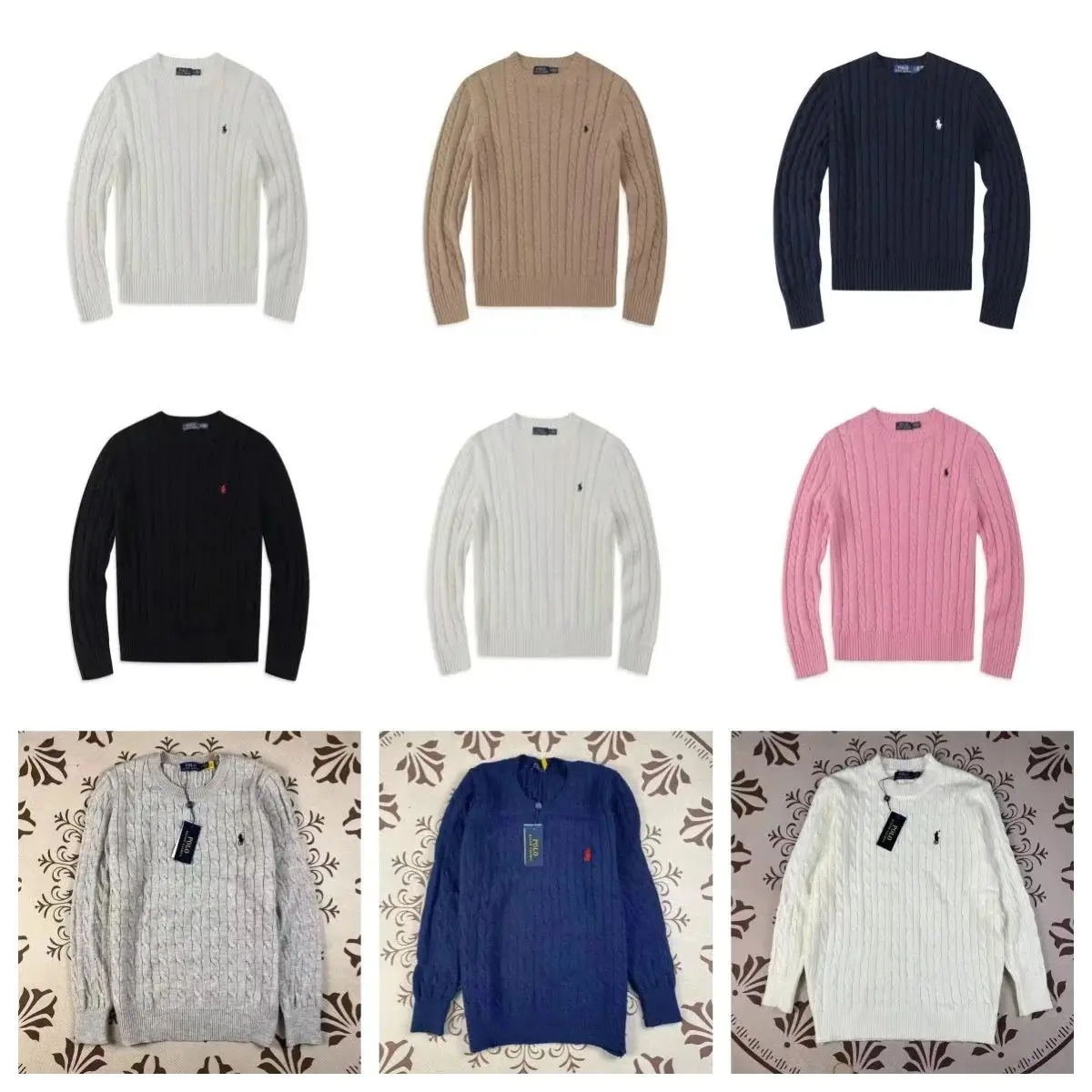 Ralph Lauren Cable Knit Sweater [8 styles]