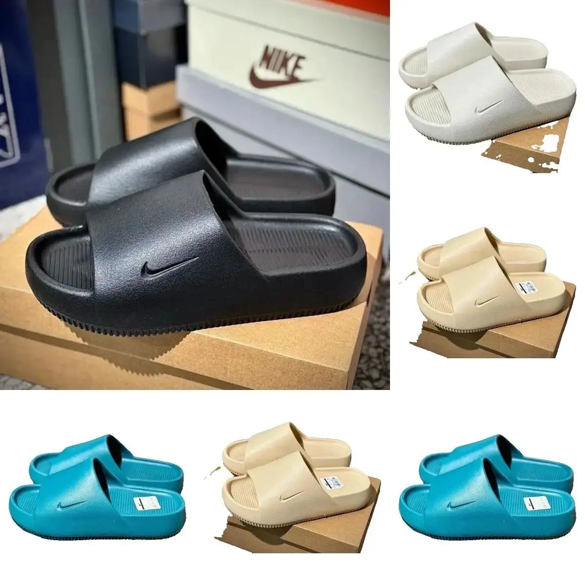 Nike slippers ( 4 + styles)