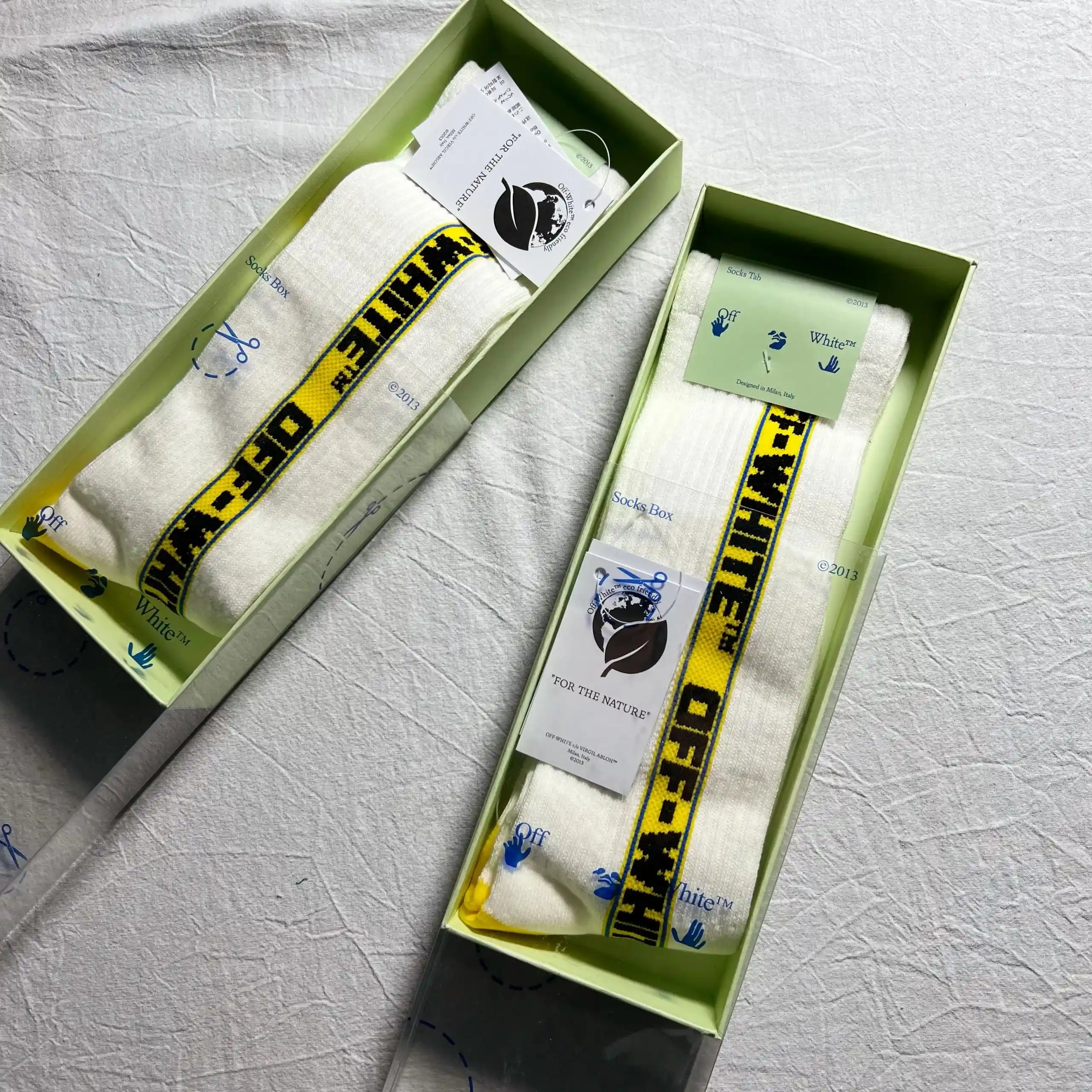 Off White Socks [2 styles]